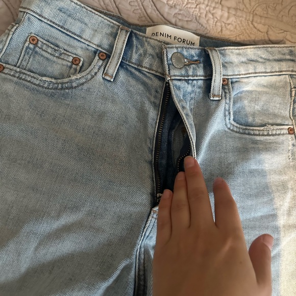 Denim Forum mid thigh ARLO shorts size 25 - Picture 4 of 4